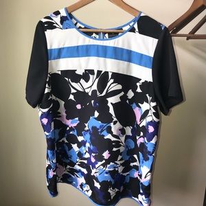 Worthington Floral Blouse Size XL